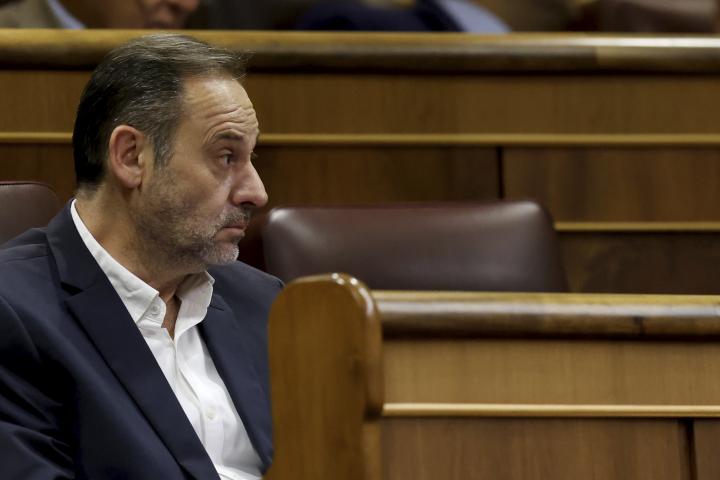 El exministro de Transportes José Luis Ábalos, en una imagen de archivo en el Congreso.