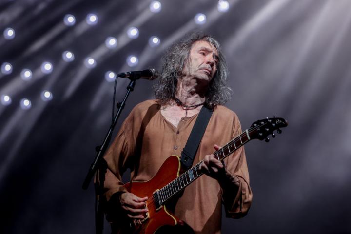 Robe Iniesta, líder de Extremoduro, en un concierto el pasado 2024.