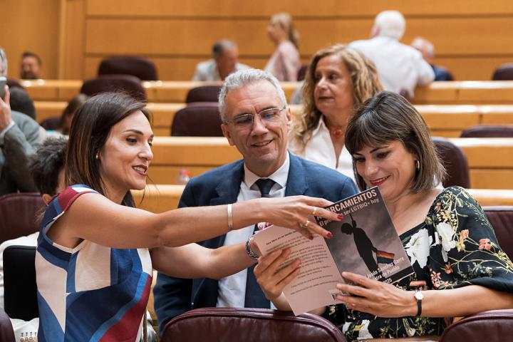 Javier Izquierdo, en un pleno del Senado