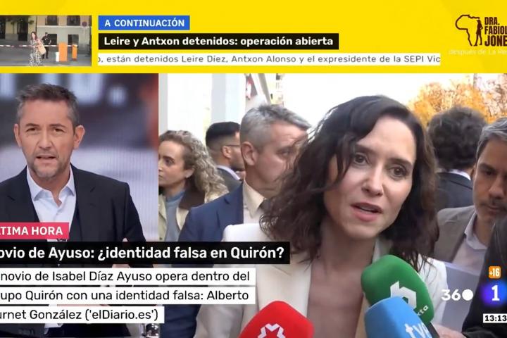 Javier Ruiz contesta a las críticas de Ayuso a RTVE