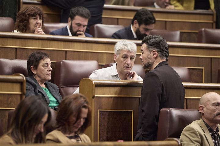 Los socios de investidura del Gobierno de Pedro Sánchez.
