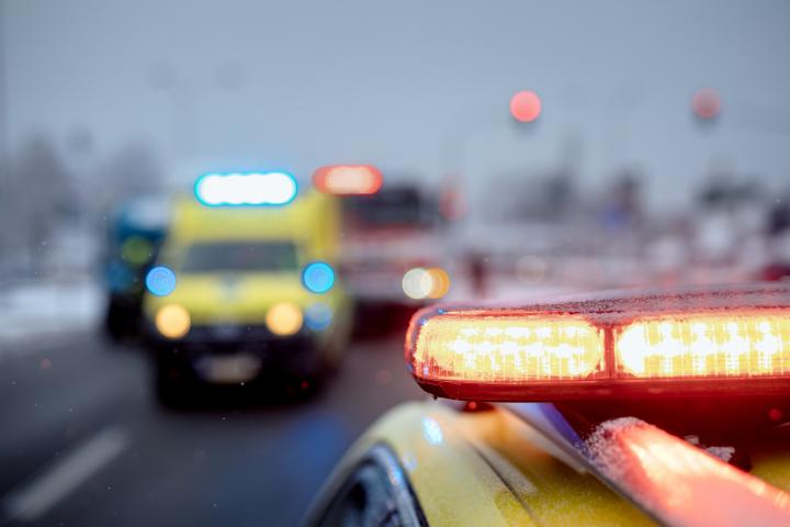 Una ambulancia en una imagen de archivo