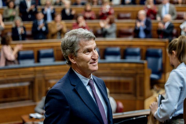 El presidente del Partido Popular, Alberto Núñez Feijóo.