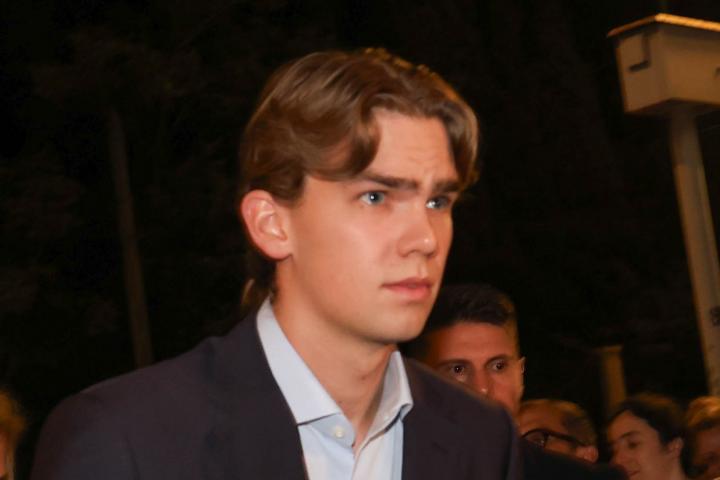 Miguel Urdangarin en la cena previa a la boda de Nicolás de Grecia y Chrysí Vardinogiannis