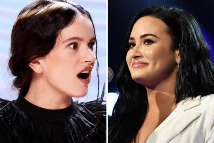 Rosalía y Demi Lovato