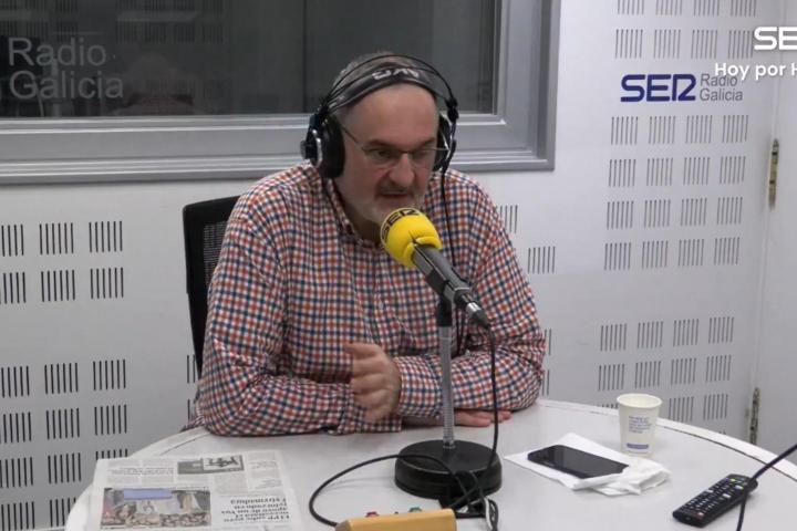 Antón Losada en su intervención de este lunes en la Cadena SER.