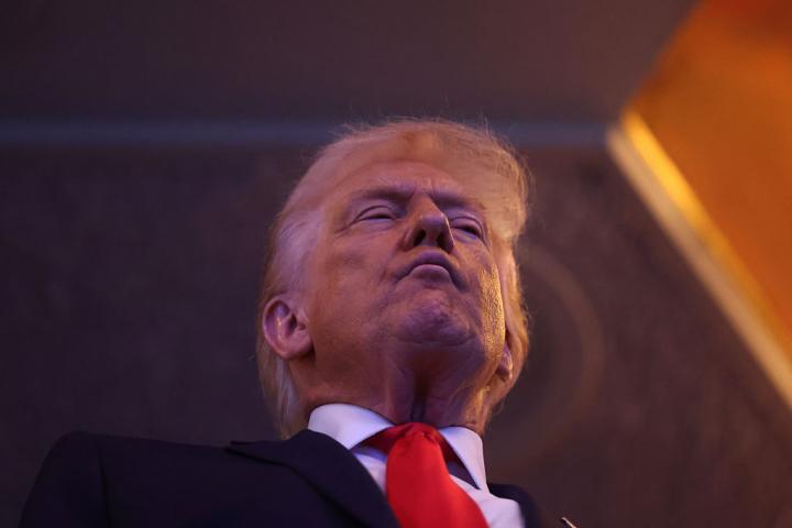 Donald Trump, en el sorteo del Mundial de Fútbol, en Washington