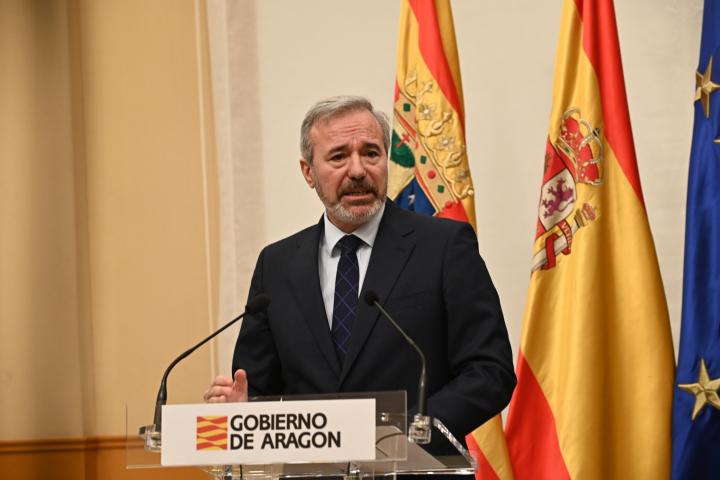 Jorge Azcón, presidente de Aragón.