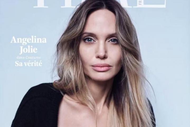Angelina Jolie en la portada de 'Time' Francia.