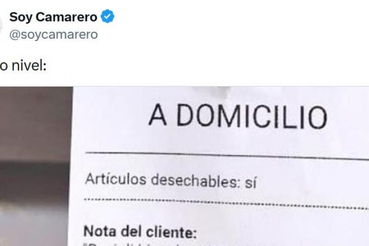 El ticket publicado por Soy Camarero de unos ravioli.