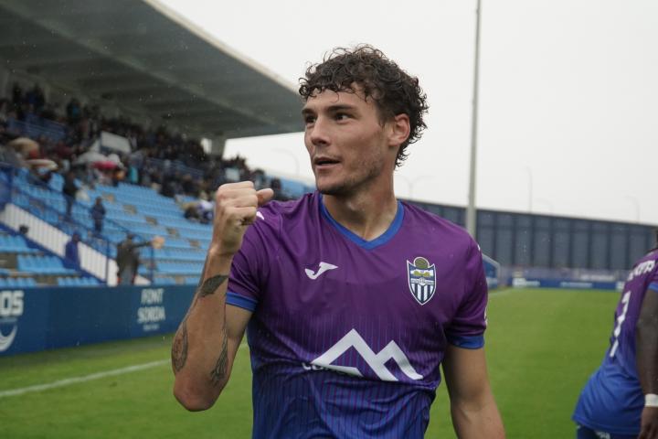 Jofre Cherta, centrocampista del Atlético Baleares, en una foto de archivo.