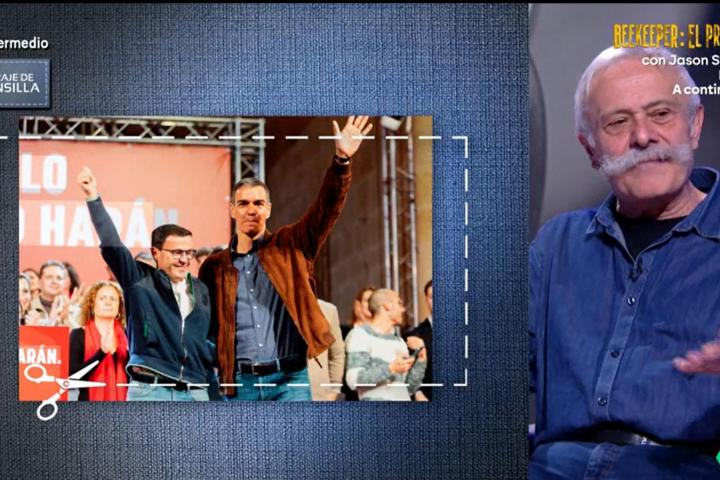 Pedro Mansilla, sobre esta cazadora de Pedro Sánchez en 'El Intermedio'.