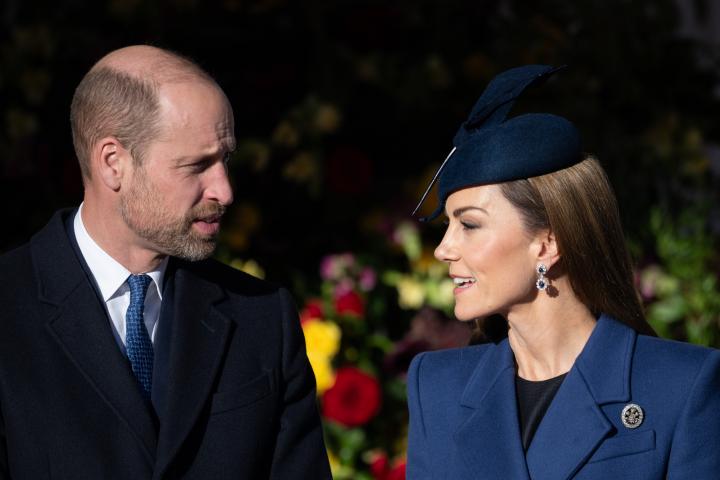 El príncipe Guillermo y Kate Middleton en la bienvenida al presidente de Alemania por su visita de Estado a Reino Unido