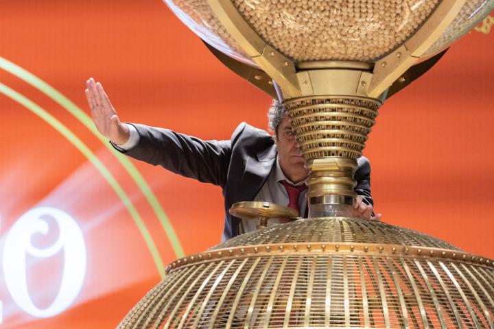 Imagen de archivo del bombo del Sorteo Extraordinario de Lotería de Navidad.