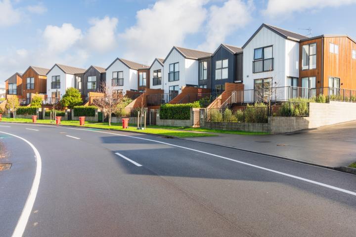 Una calle residencial