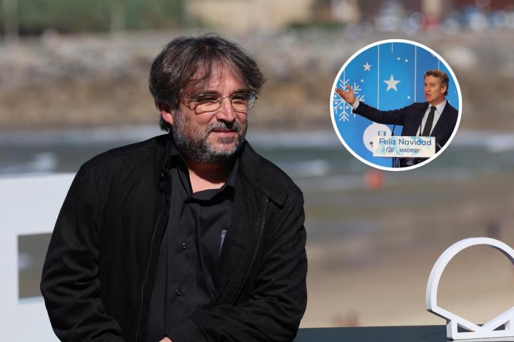 Fotomontaje del periodista Jordi Évole y el líder del PP, Alberto Núñez Feijóo.