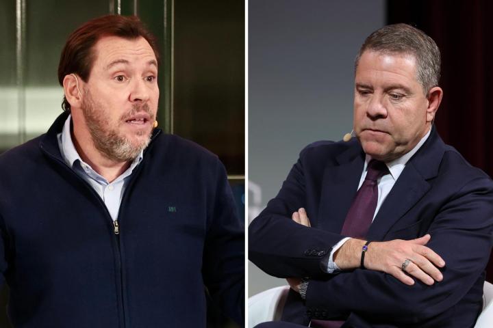 Fotomontaje de Óscar Puente y Emiliano García-Page.