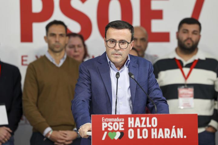 El candidato socialista a la Junta de Extremadura, Miguel Ángel Gallardo.