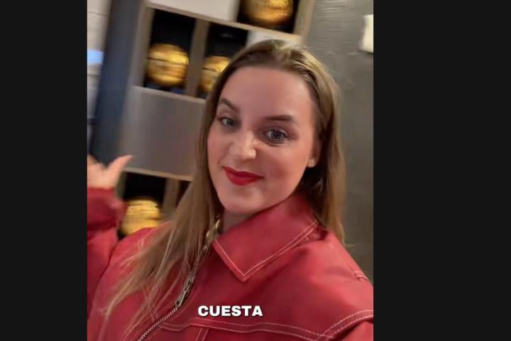 La influencer Sandra en el hotel Pestana CR7 de Nueva York.