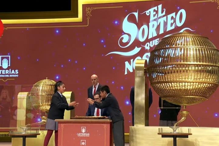 Un momento de la retransmisión de TVE.