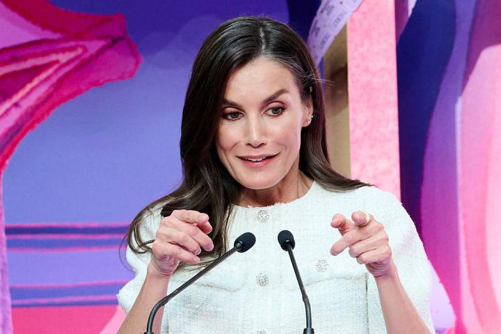 La reina Letizia, durante un acto