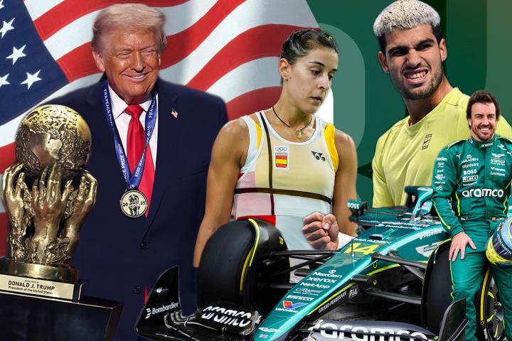 Fotomontaje de los protagonistas del deporte en 2026