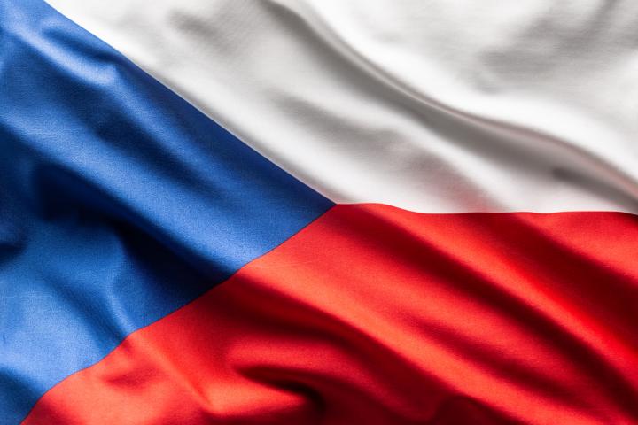 La bandera de la República Checa