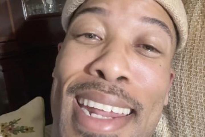 Marcus, recién levantado de la siesta.