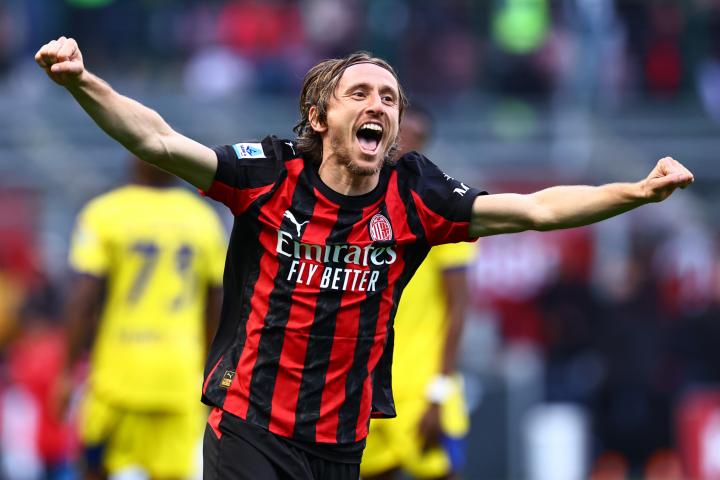 Luka Modric, jugador del AC Milan y leyenda del Real Madrid.