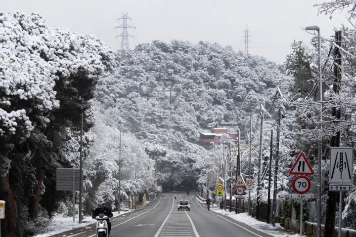 Nevada en Mallorca a inicios de 2024