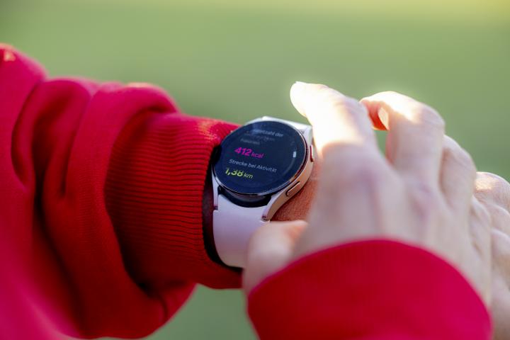 Un reloj inteligente en una imagen de archivo