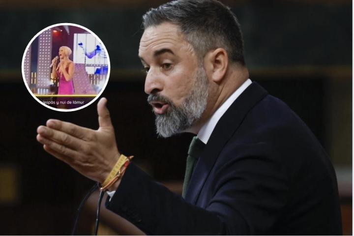 Abascal y una imagen de Cachitos.