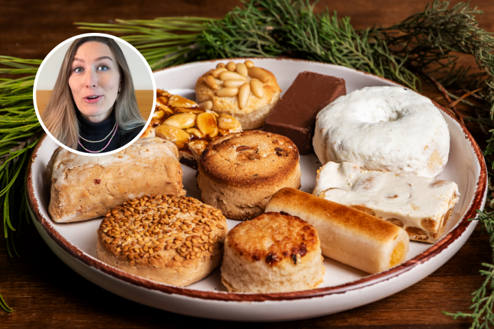 Spain Sprinkle, youtuber junto a unos dulces.