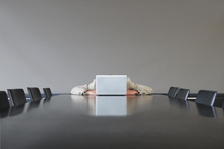 Un emprendedor desesperado, en una imagen de archivo