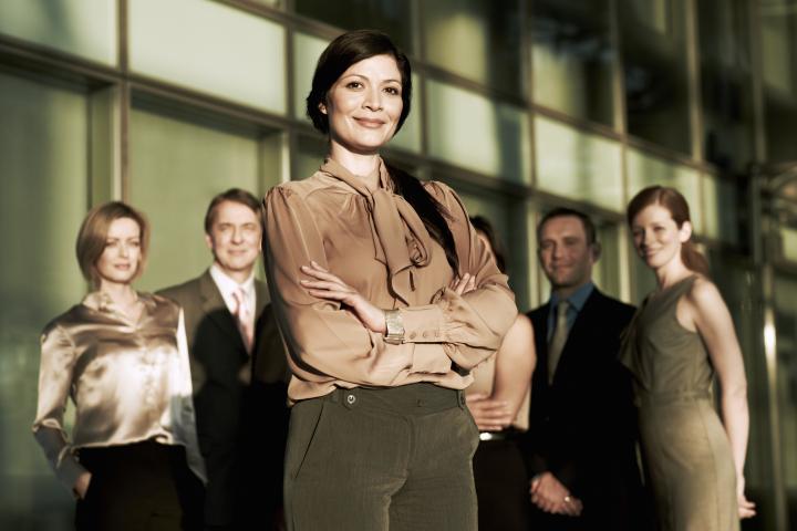 Una empresaria exitosa, en una imagen de archivo.