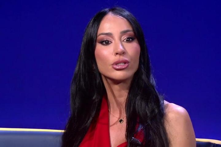 Aurah Ruíz en un programa de Telecinco.