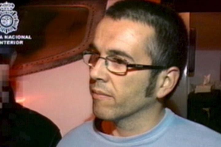 Iban Apaolaza Sancho, cuando fue entregado por Canadá en 2008