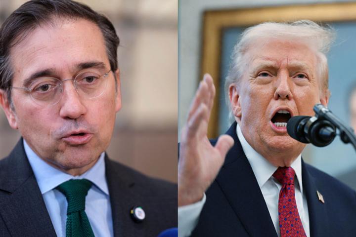 José Manuel Albares y Donald Trump