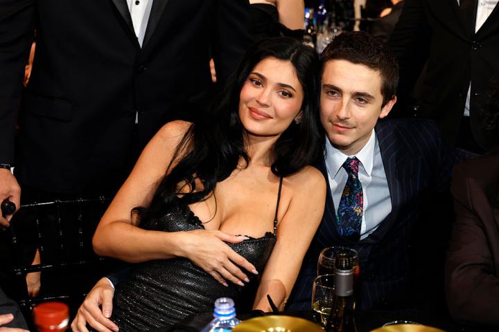 Kylie Jenner y Timothée Chalamet, en los Premios Critic's Choice