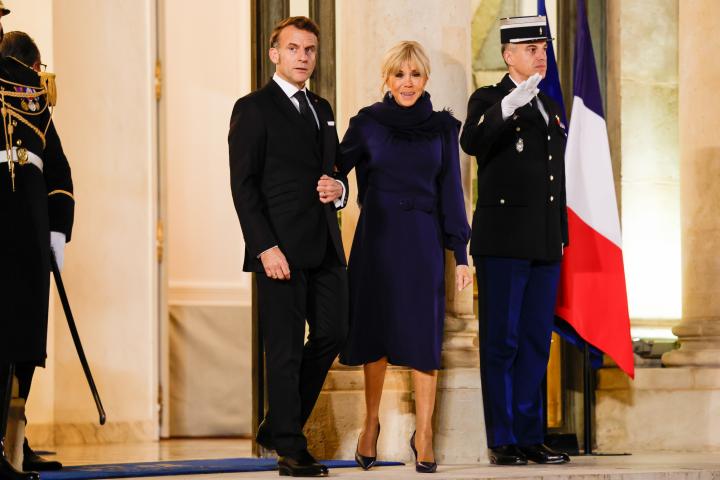 La primera dama francesa, Brigitte Macron.