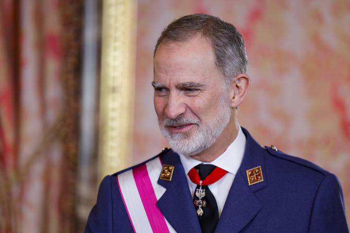 El rey Felipe VI en la Pascua Militar de 2026.