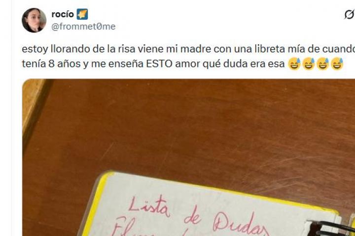 El tuit de @frommet0me con la nota viral.
