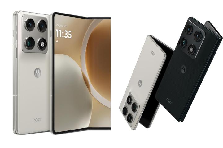 Fotomontaje del Motorola Razr Fold.