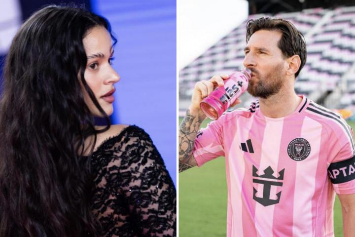 Rosalía y Leo Messi