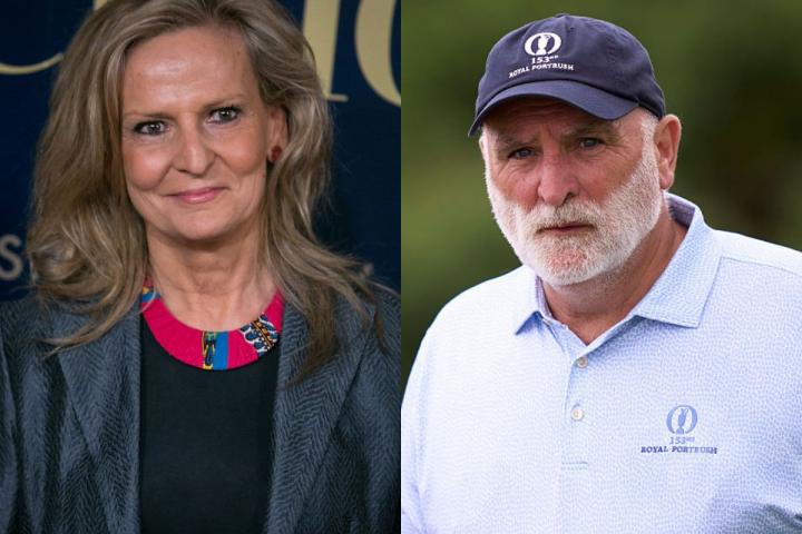 Isabel San Sebastián y José Andrés