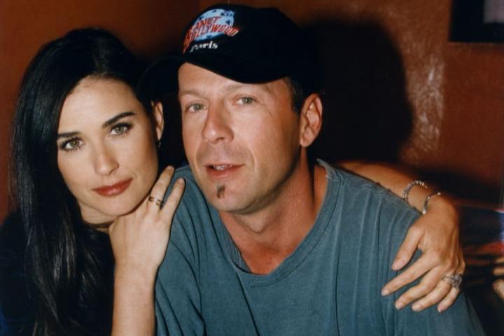 Demi Moore y Bruce Willis juntos en 1995.