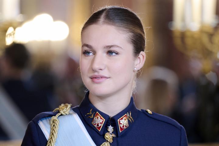 La princesa Leonor, en la Pascua Militar del pasado martes 6 de enero.
