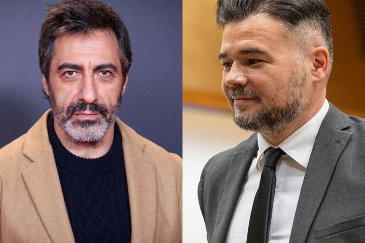 juan del Val y Gabriel Rufián.