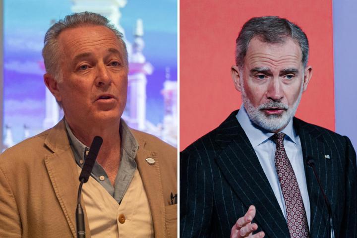 Fotomontaje de José Manuel Soto y Felipe VI.