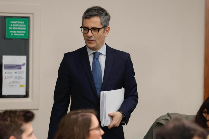 Félix Bolaños, en el Consejo de Ministros del 13 de enero de 2026.